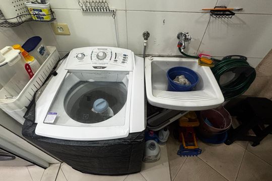 Área de Serviço de apartamento à venda com 2 quartos, 40m² em Parque Novo Oratório, Santo André