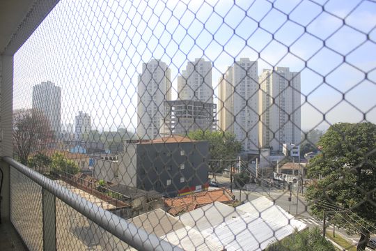 Varanda  de kitnet/studio para alugar com 1 quarto, 39m² em Vila Augusta, Guarulhos