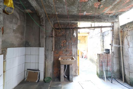 Área externa de casa para alugar com 1 quarto, 55m² em Jardim Filhos da Terra, São Paulo