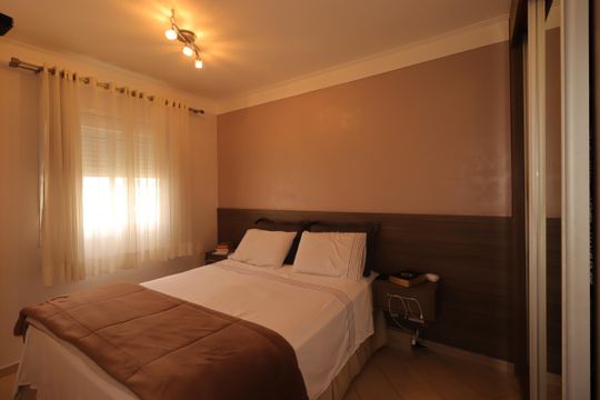 Suíte 2 de apartamento à venda com 3 quartos, 78m² em Campestre, Santo André