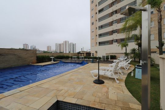 Área Comum - Piscina de apartamento à venda com 3 quartos, 78m² em Campestre, Santo André