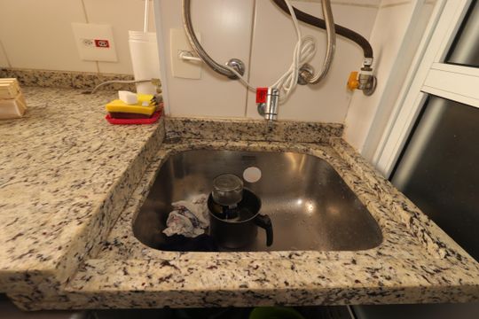 Área de Serviço - Tanque de apartamento à venda com 3 quartos, 78m² em Campestre, Santo André