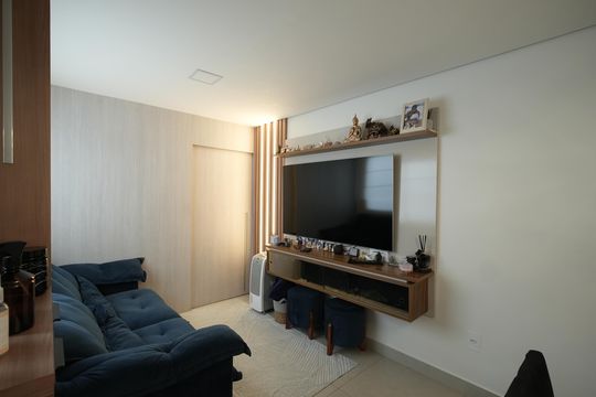 Sala de apartamento à venda com 2 quartos, 112m² em Vila Gilda, Santo André