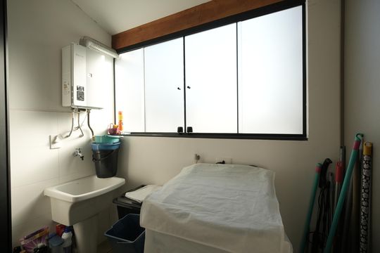 Área de Serviço de apartamento à venda com 2 quartos, 112m² em Vila Gilda, Santo André