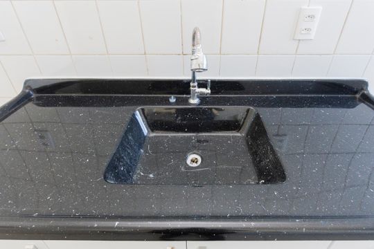 Cozinha de apartamento à venda com 2 quartos, 48m² em Vila Arriete, São Paulo