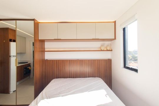 Studio de kitnet/studio para alugar com 1 quarto, 23m² em Novo Mundo, Curitiba
