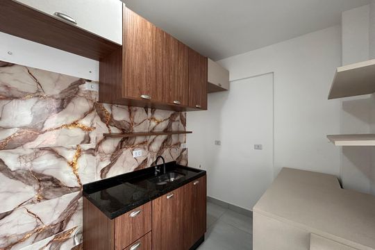 Cozinha de apartamento para alugar com 2 quartos, 46m² em Vila Gea, São Paulo