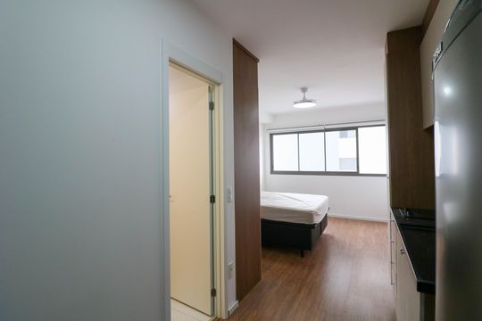Studio de kitnet/studio para alugar com 1 quarto, 26m² em Santo Amaro, São Paulo