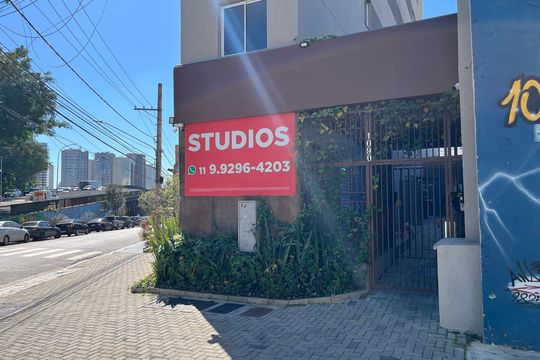 Fachada do Prédio de kitnet/studio à venda com 1 quarto, 25m² em Barra Funda, São Paulo