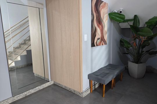 Área externa de apartamento à venda com 2 quartos, 57m² em Manacás, Belo Horizonte