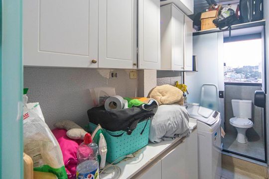 Área de Serviço de apartamento para alugar com 2 quartos, 80m² em Vila Scarpelli, Santo André