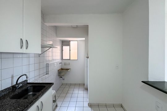 Cozinha de apartamento para alugar com 2 quartos, 54m² em Jardim Colonial, São Bernardo do Campo