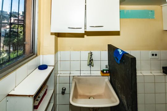 Área de serviço de apartamento à venda com 2 quartos, 50m² em Dom Silverio, Belo Horizonte