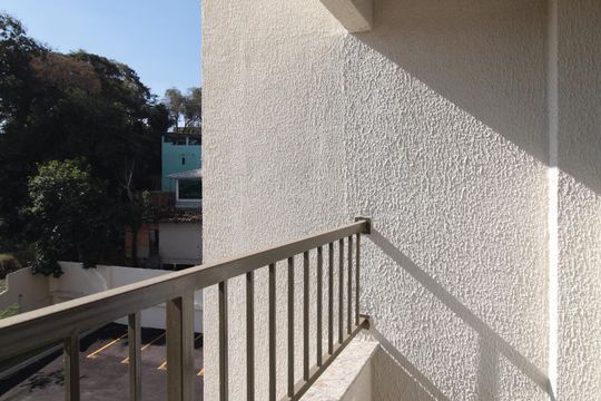 Varanda da Sala de apartamento à venda com 2 quartos, 45m² em Braúnas, Belo Horizonte