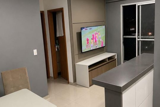 Sala de apartamento para alugar com 2 quartos, 59m² em Centro, Nova Iguaçu