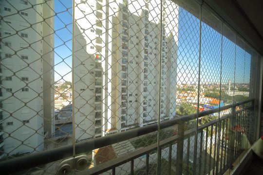 Varanda gourmet da Sala de apartamento à venda com 2 quartos, 81m² em Jardim Independencia, São Bernardo do Campo