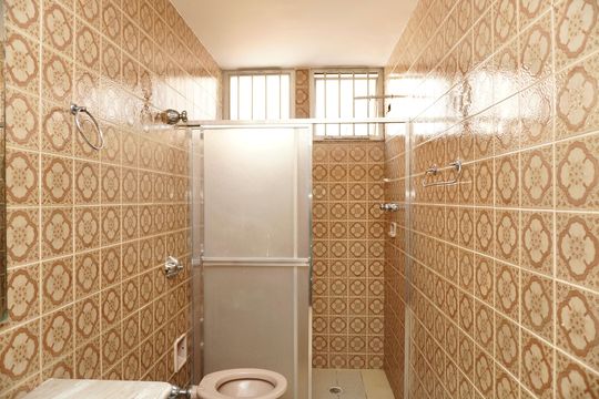 Banheiro Social de apartamento à venda com 3 quartos, 110m² em Santa Lúcia, Belo Horizonte