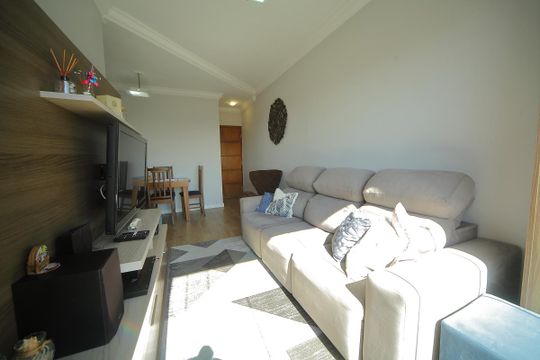 Sala  de apartamento à venda com 3 quartos, 63m² em Vila Santa Cassia, São Bernardo do Campo