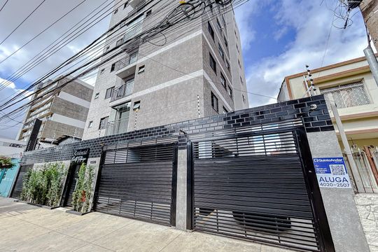 Fachada com Plaquinha de apartamento para alugar com 1 quarto, 32m² em Tatuapé, São Paulo