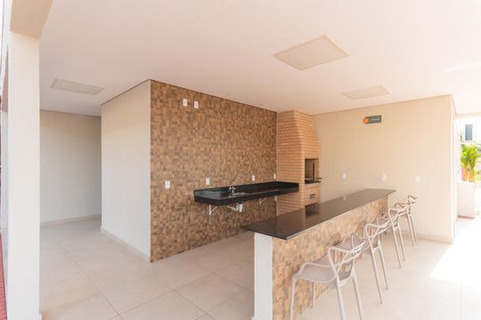 Área comum - Churrasqueira de apartamento para alugar com 2 quartos, 43m² em Parque Industrial, Campinas