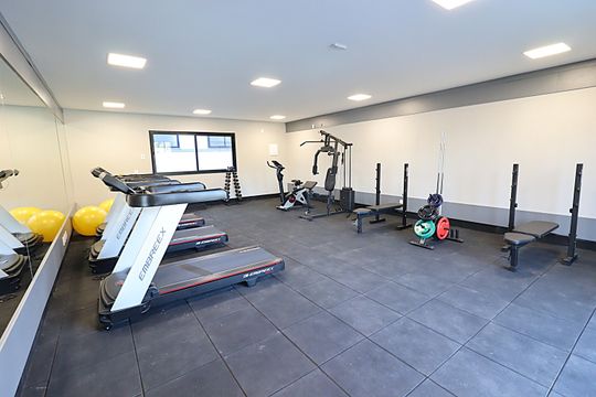 Área comum - Academia de apartamento para alugar com 1 quarto, 33m² em Lomba do Pinheiro, Porto Alegre