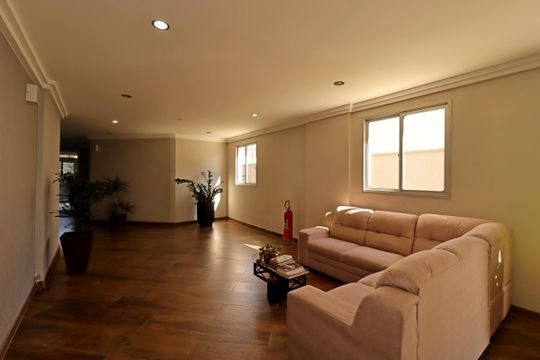 Área Comum - Hall de apartamento para alugar com 2 quartos, 55m² em Vila Guiomar, Santo André