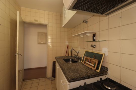 Cozinha de apartamento para alugar com 2 quartos, 55m² em Vila Guiomar, Santo André