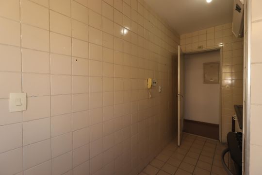 Área de Serviço de apartamento para alugar com 2 quartos, 55m² em Vila Guiomar, Santo André