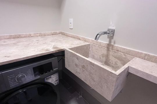 Área de serviço  de apartamento à venda com 2 quartos, 47m² em Setor Marista, Goiânia