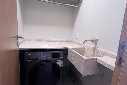 Área de serviço  de apartamento à venda com 2 quartos, 47m² em Setor Marista, Goiânia