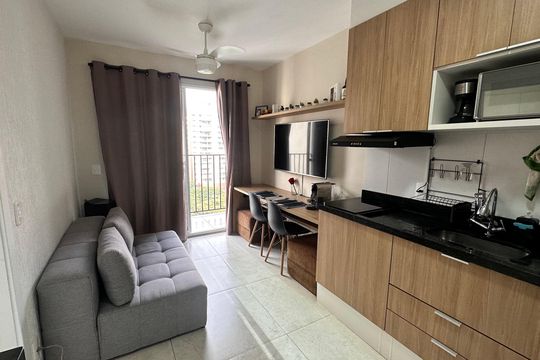 Apartamento à venda com 1 quarto, 27m² em Campo Belo, São Paulo