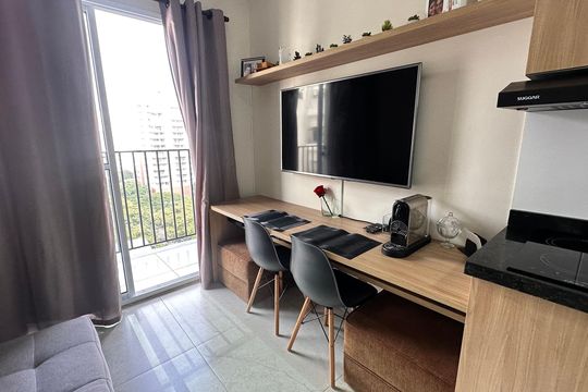 Apartamento à venda com 1 quarto, 27m² em Campo Belo, São Paulo