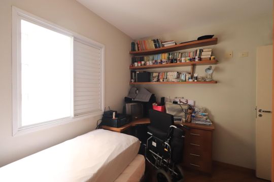 Quarto 2 de apartamento para alugar com 3 quartos, 96m² em Vila Gomes Cardim, São Paulo