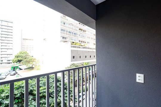 Sacada de apartamento à venda com 2 quartos, 37m² em Consolação, São Paulo