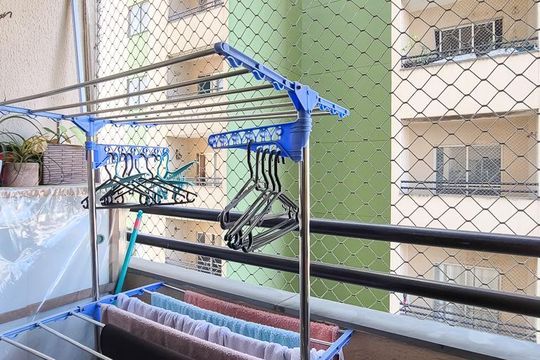 Sala - varanda da sala de apartamento à venda com 2 quartos, 56m² em Santa Terezinha, São Bernardo do Campo