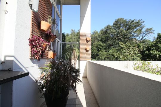 Varanda Sala de apartamento à venda com 1 quarto, 101m² em Vila Andrade, São Paulo
