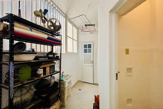 Área de serviço de apartamento à venda com 2 quartos, 110m² em Lagoa, Rio de Janeiro