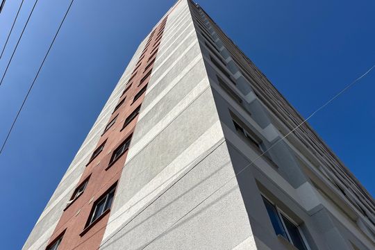 Fachada do Prédio de kitnet/studio à venda com 1 quarto, 19m² em Água Branca, São Paulo