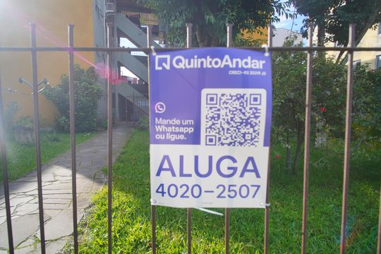 Placa de apartamento para alugar com 2 quartos, 25m² em Cohab, Sapucaia do Sul