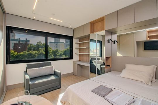 Loft de kitnet/studio para alugar com 1 quarto, 27m² em Mont’serrat, Porto Alegre