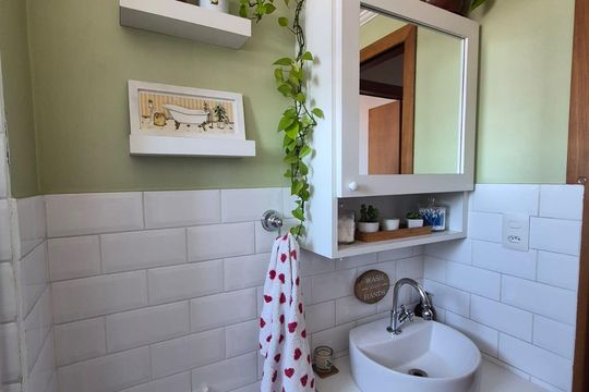 Banheiro de apartamento para alugar com 2 quartos, 52m² em Vila Santana, São Paulo