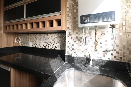 Cozinha e Área de Serviço de apartamento para alugar com 2 quartos, 53m² em Piraporinha, Diadema
