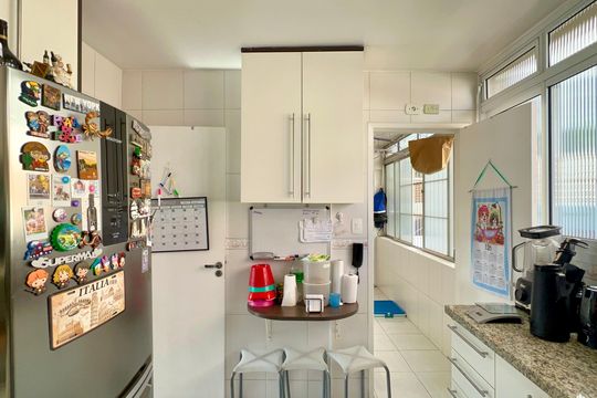 Cozinha de apartamento à venda com 3 quartos, 100m² em Jardim Paulista, São Paulo