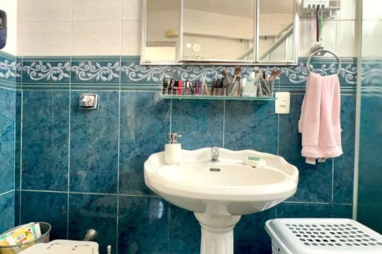 Banheiro da Suíte de apartamento à venda com 3 quartos, 100m² em Jardim Paulista, São Paulo