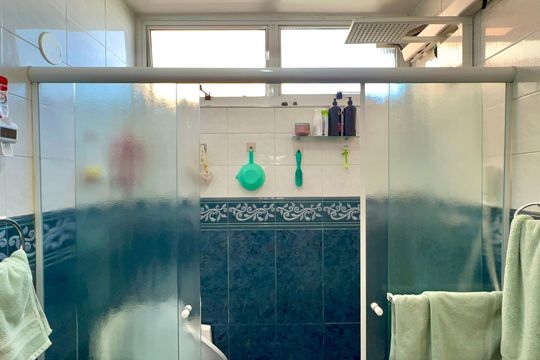 Banheiro da Suíte de apartamento à venda com 3 quartos, 100m² em Jardim Paulista, São Paulo