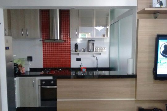 Cozinha de apartamento à venda com 2 quartos, 42m² em Vila Chabilandia, São Paulo