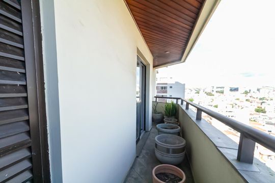 Varanda da Sala de apartamento à venda com 4 quartos, 350m² em Nova Petrópolis, São Bernardo do Campo