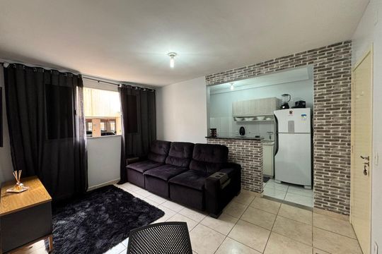 Sala de apartamento à venda com 2 quartos, 60m² em Setor Negrão de Lima, Goiânia