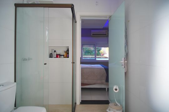 Banheiro da Suíte de casa à venda com 3 quartos, 150m² em Santo Andre, São Leopoldo