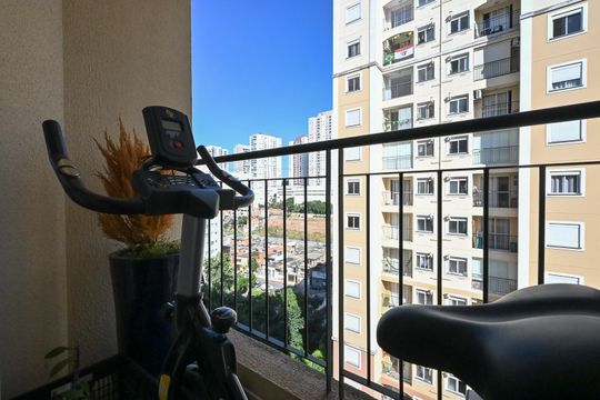 Varanda de apartamento à venda com 2 quartos, 56m² em Vila Andrade, São Paulo